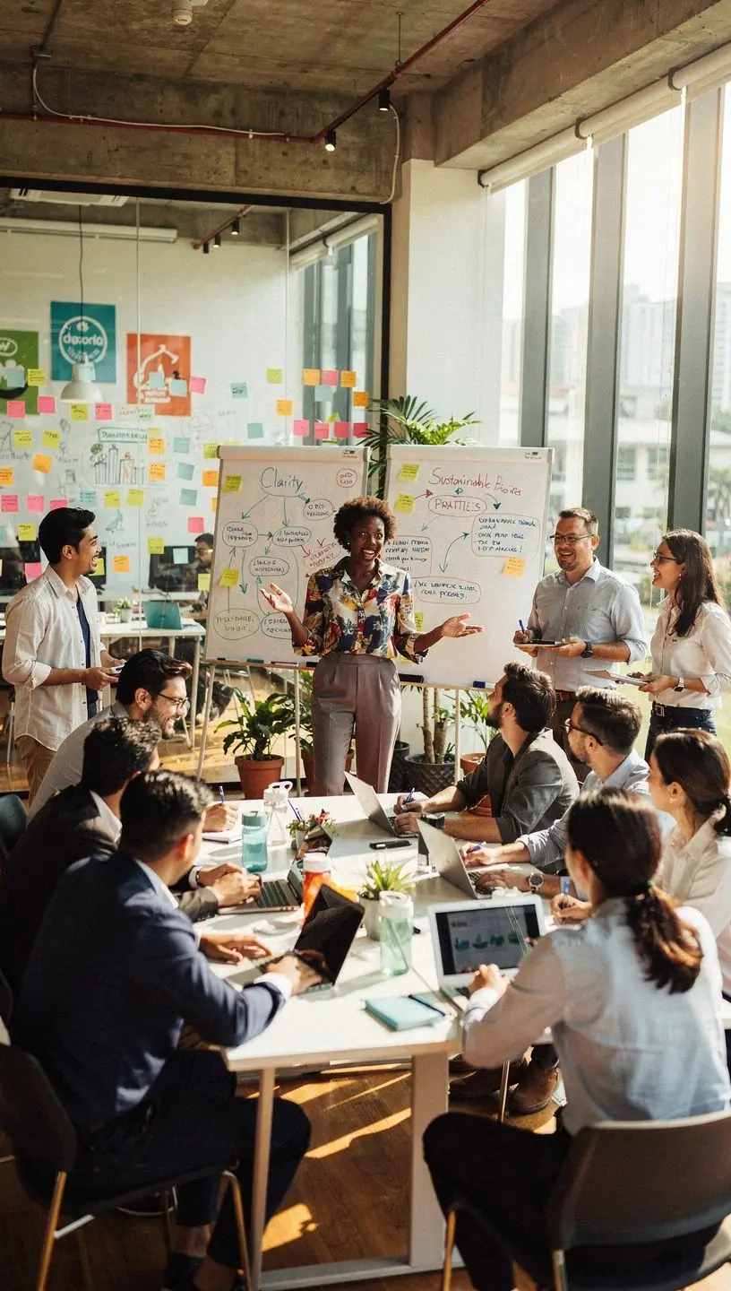 Modern office environment