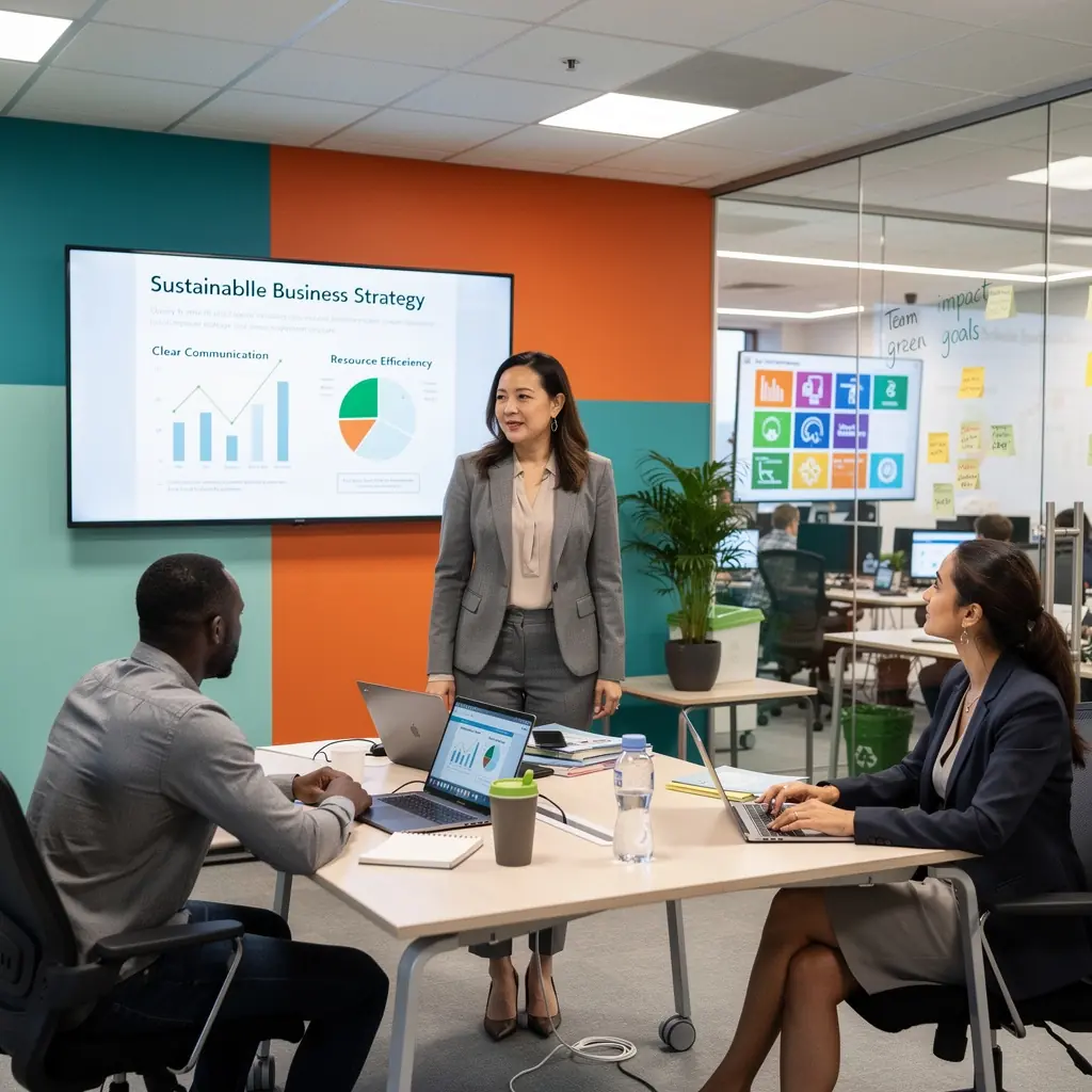 Professional team collaboration